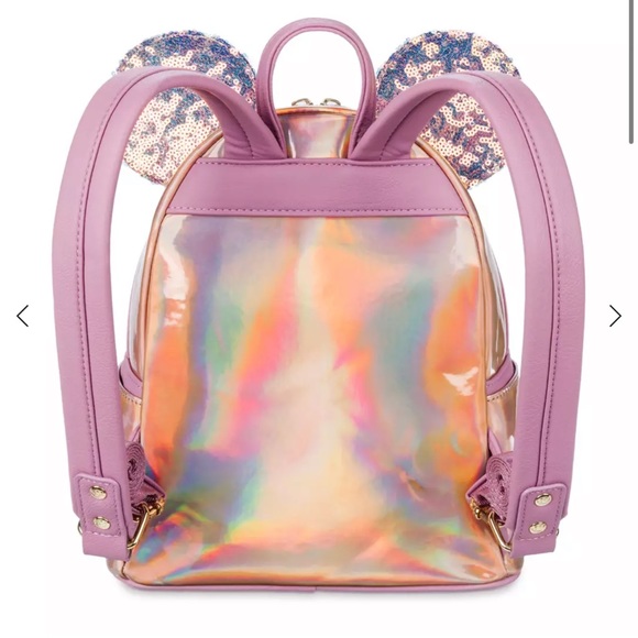 NWT Minnie Mouse EARidescent Mini Backpack by Loungefly - Picture 6 of 10